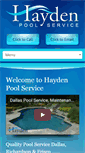 Mobile Screenshot of haydenpools.com